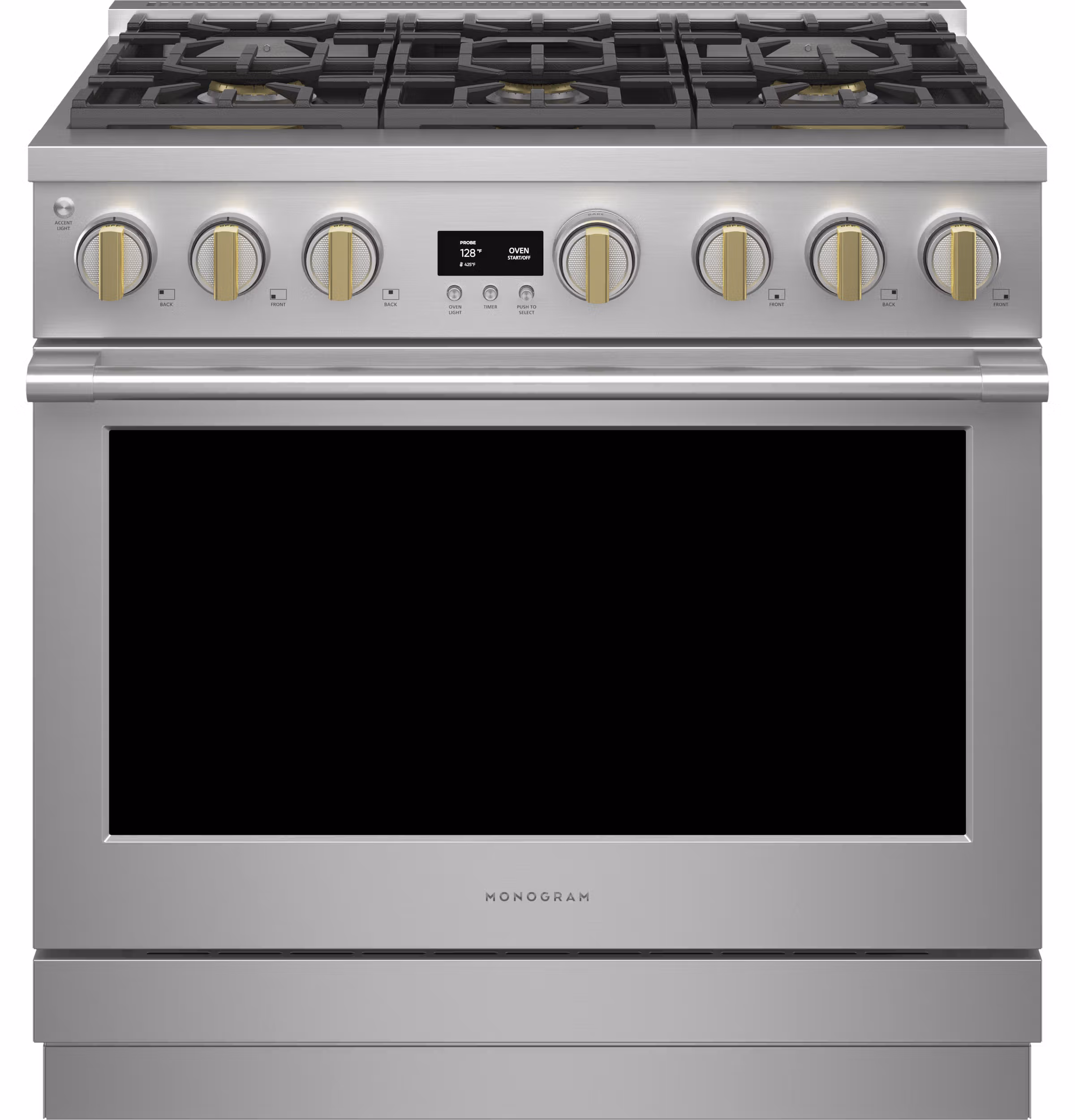 Monogram 36" Dual-Fuel Professional Range with 6 Burners