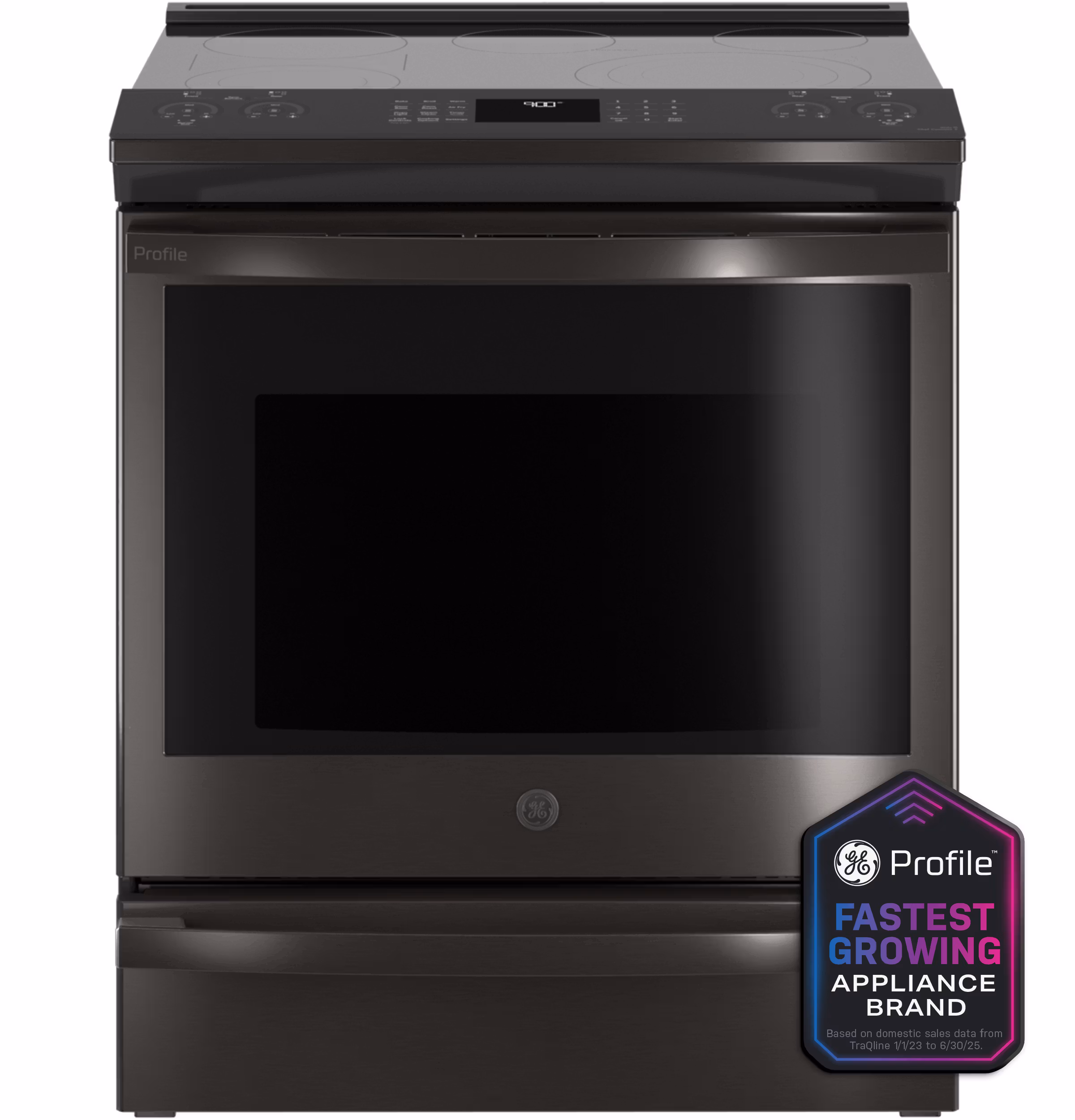 GE Profile™ 30" Smart Slide-In Electric Convection Range with No Preheat Air Fry