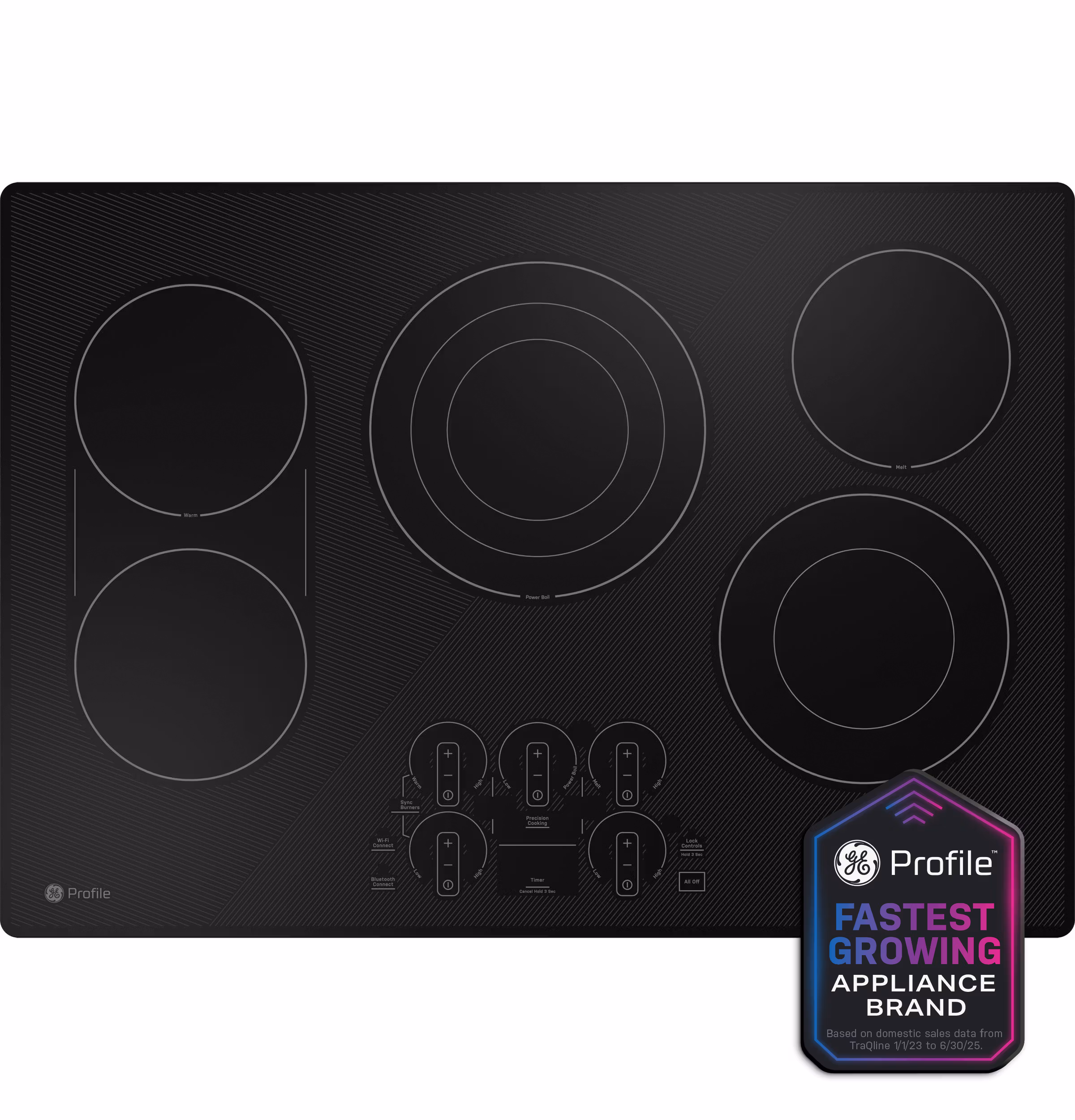 GE Profile(TM) 30" Built-In Touch Control Electric Cooktop