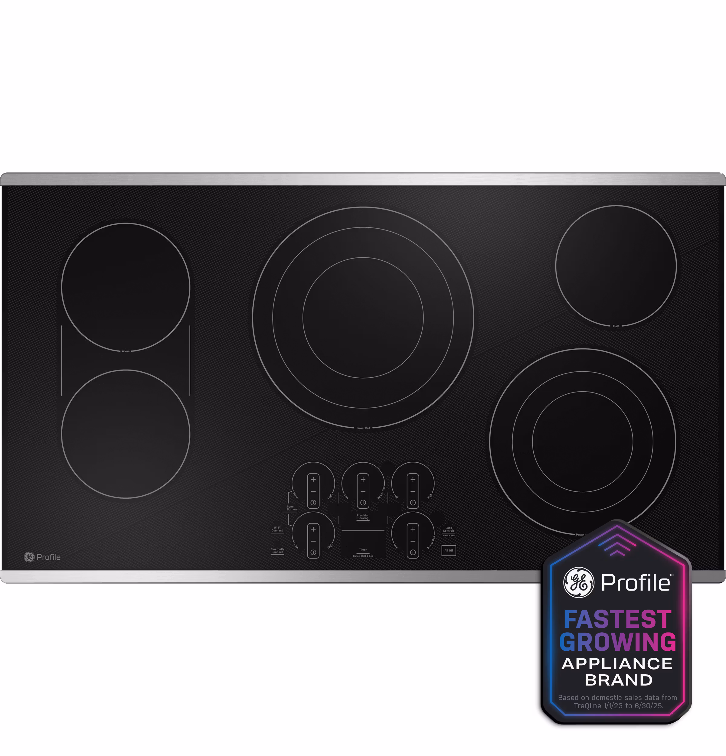 GE Profile™ 36" Built-In Touch Control Cooktop