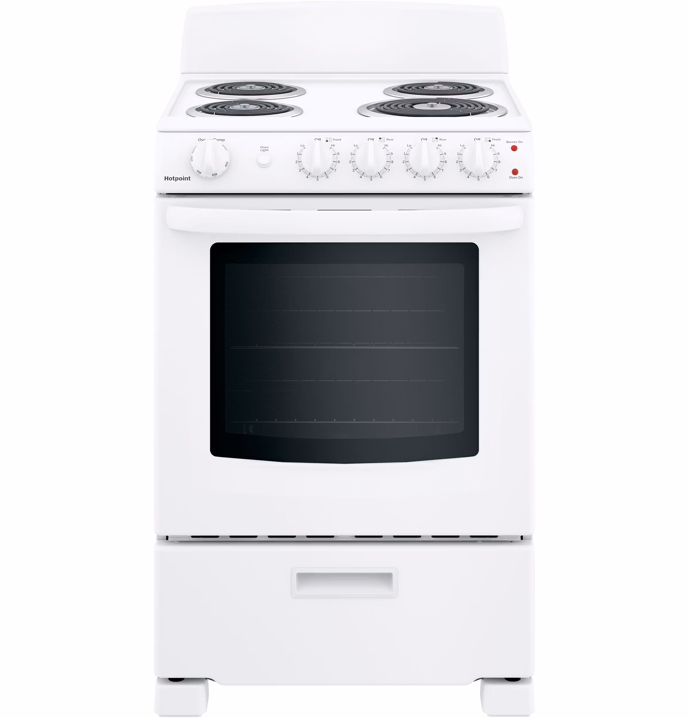 Hotpoint(R) 24" Free-Standing Front-Control Electric Range
