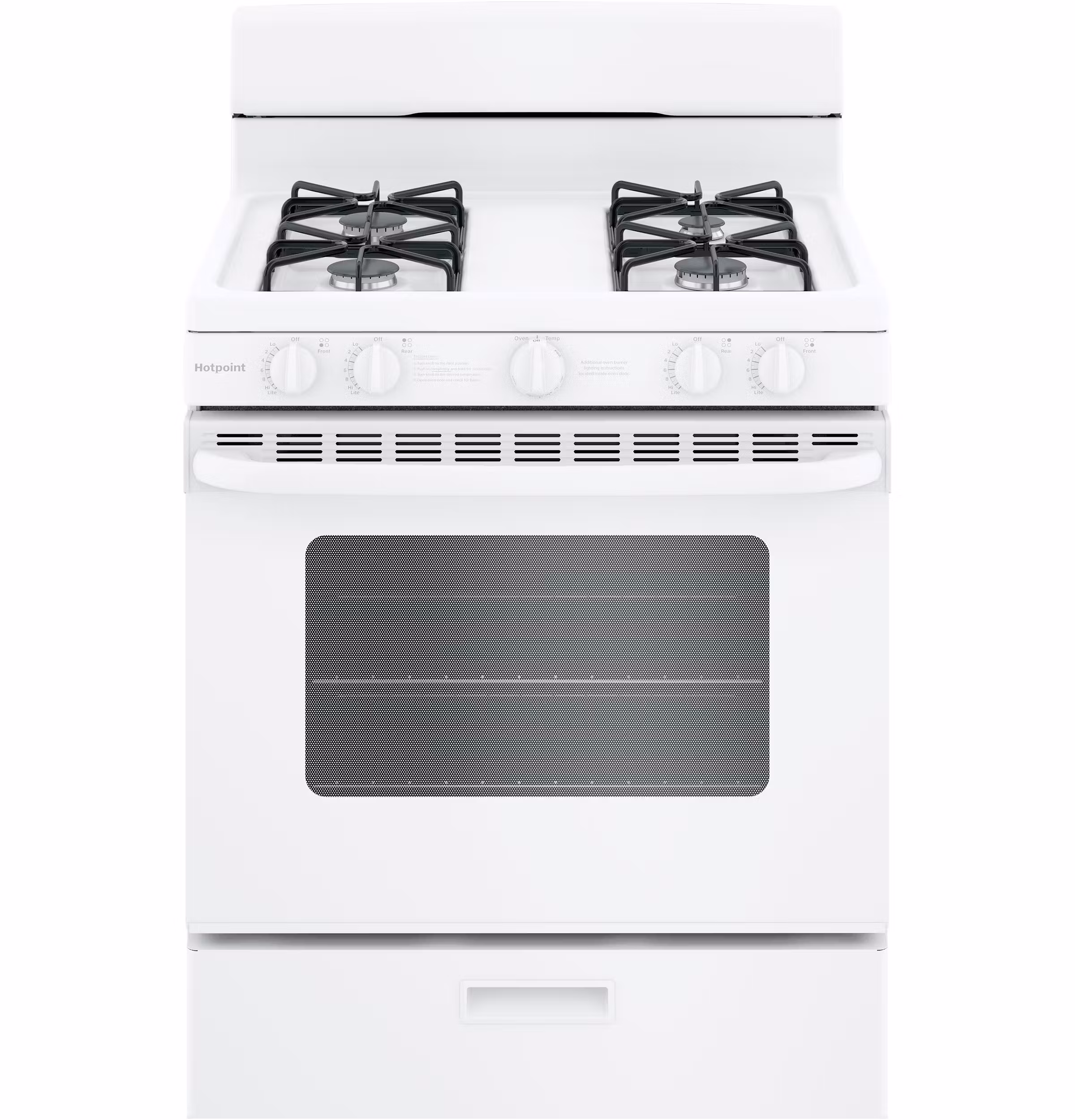 Hotpoint 30" Free-Standing Gas Range with Cordless Battery Ignition