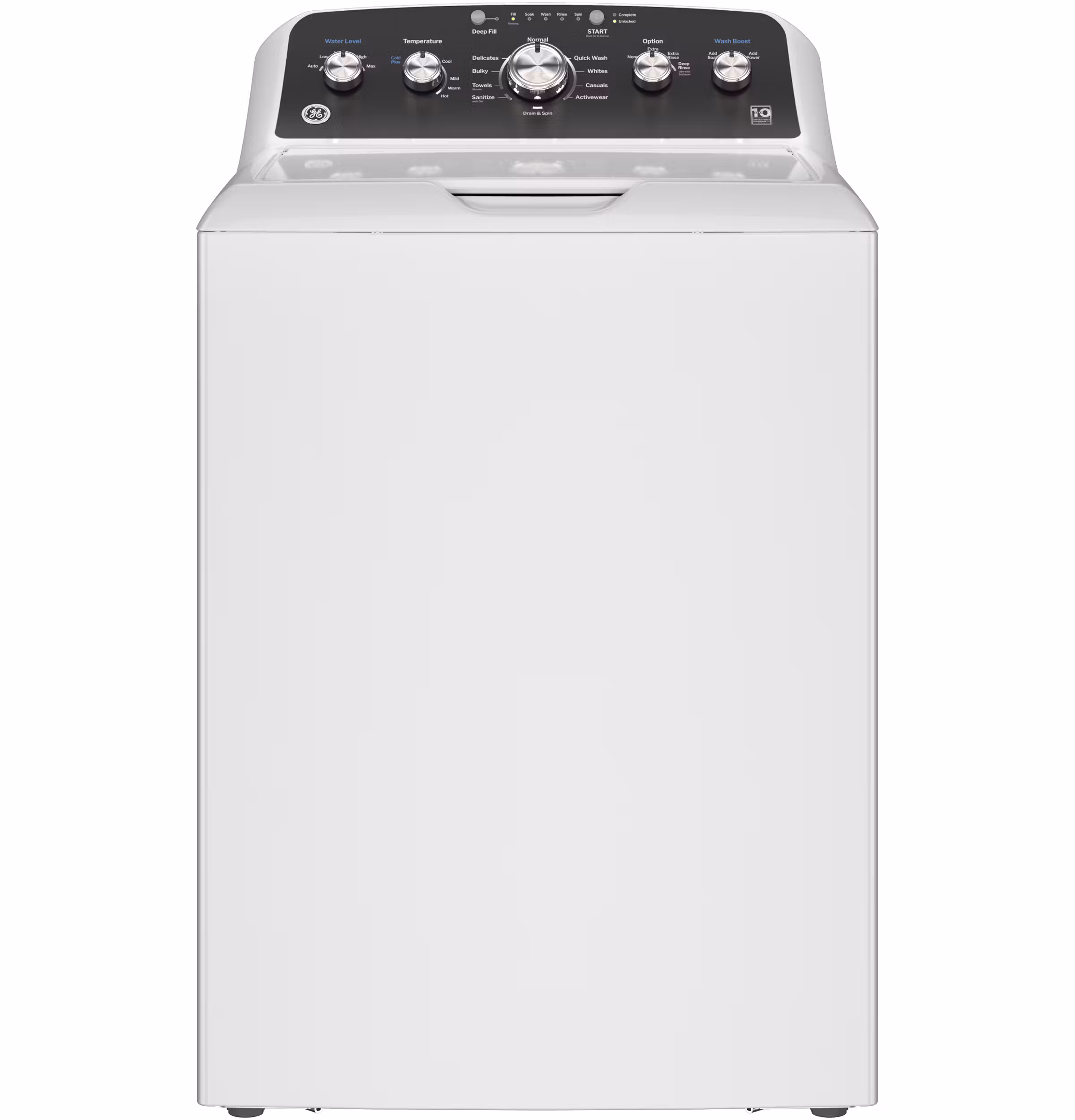GE® 4.5 Cu.Ft. Capacity Washer with Stainless Steel Basket, Cold Plus and Wash Boost