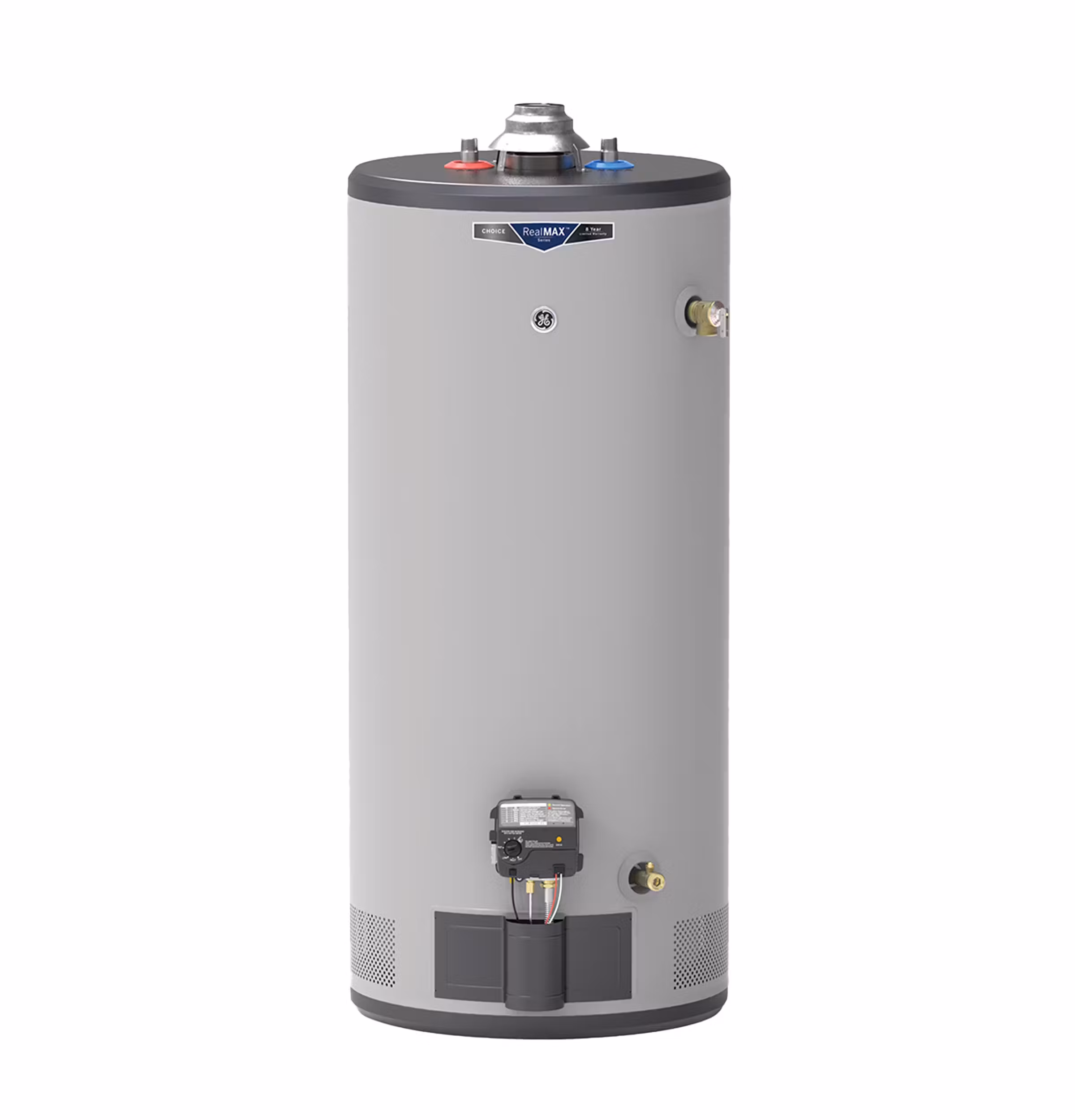 GE RealMAX Choice 40-Gallon Short Natural Gas Atmospheric Water Heater