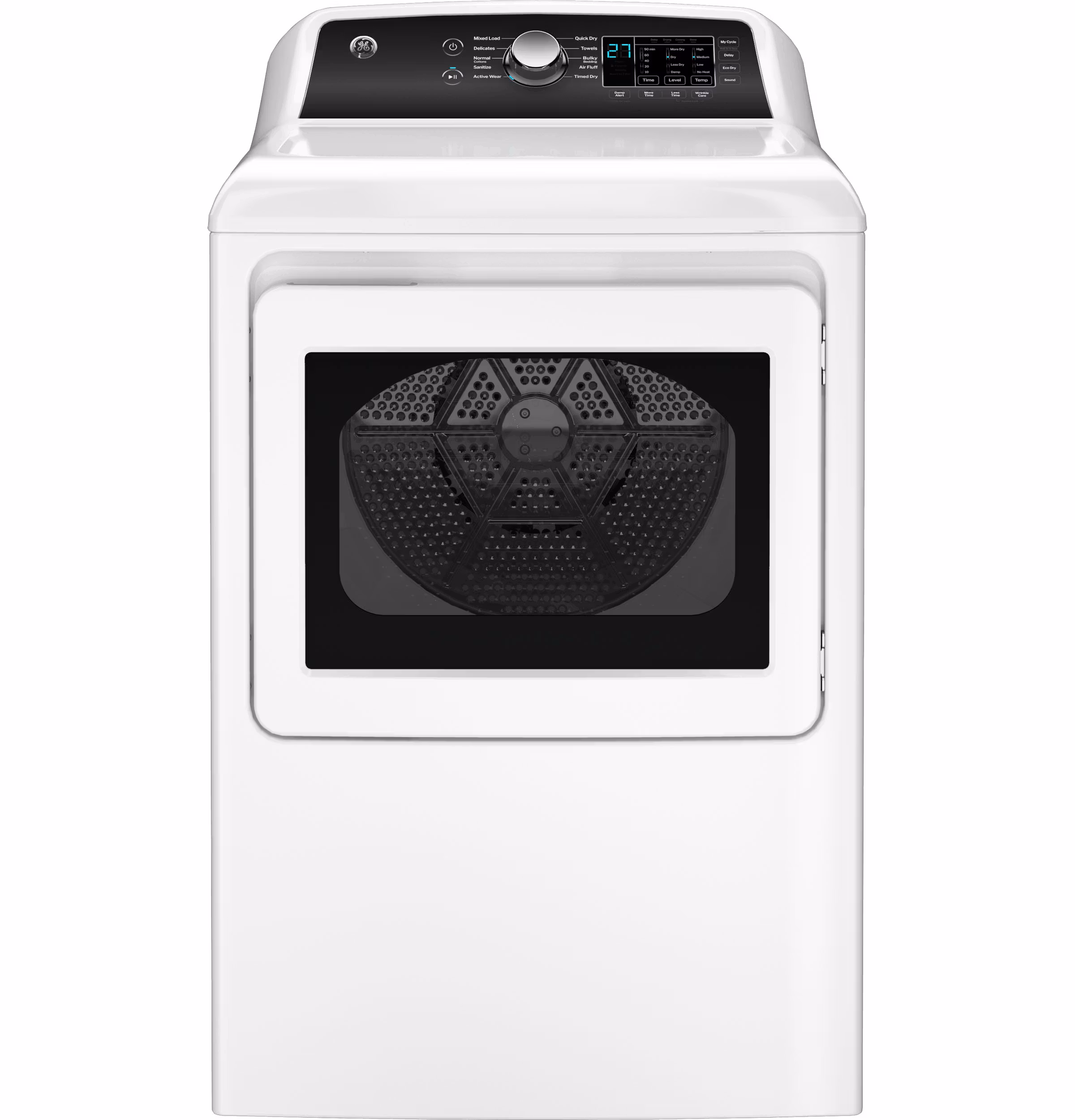 GE(R) 7.4 cu. ft. Capacity Gas Dryer with Up To 120 ft. Venting and Sensor Dry