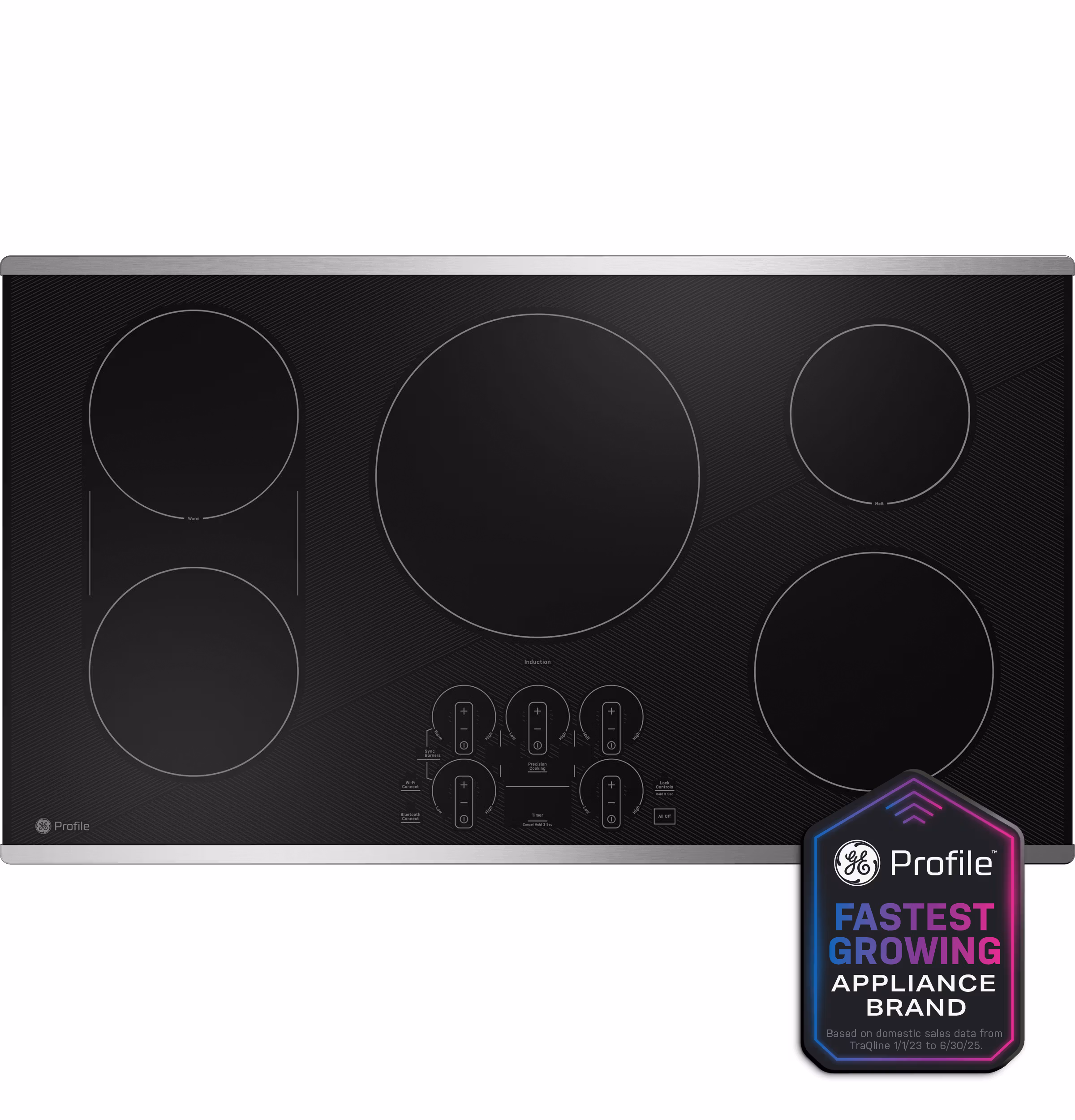 GE Profile(TM) ENERGY STAR(R) 36" Built-In Touch Control Induction Cooktop