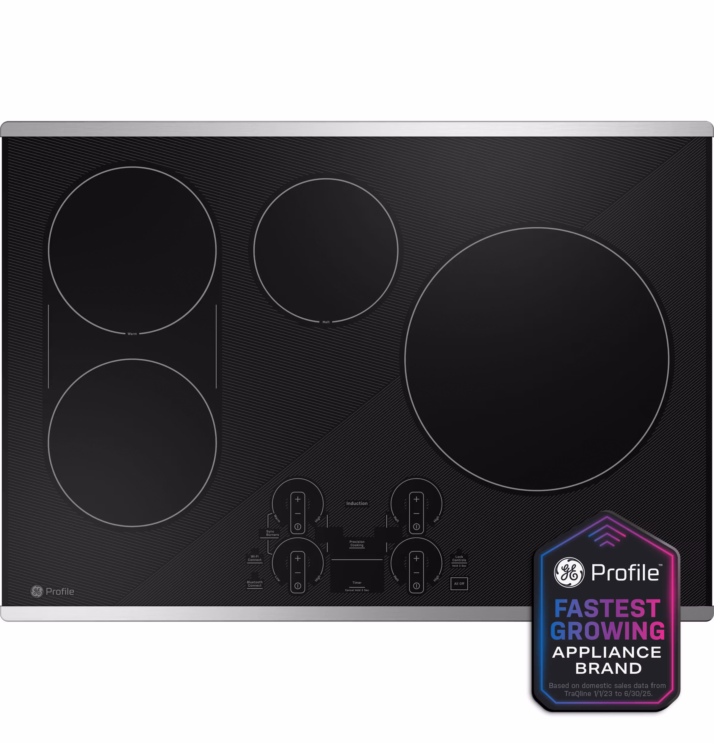 GE Profile(TM) ENERGY STAR(R) 30" Built-In Touch Control Induction Cooktop